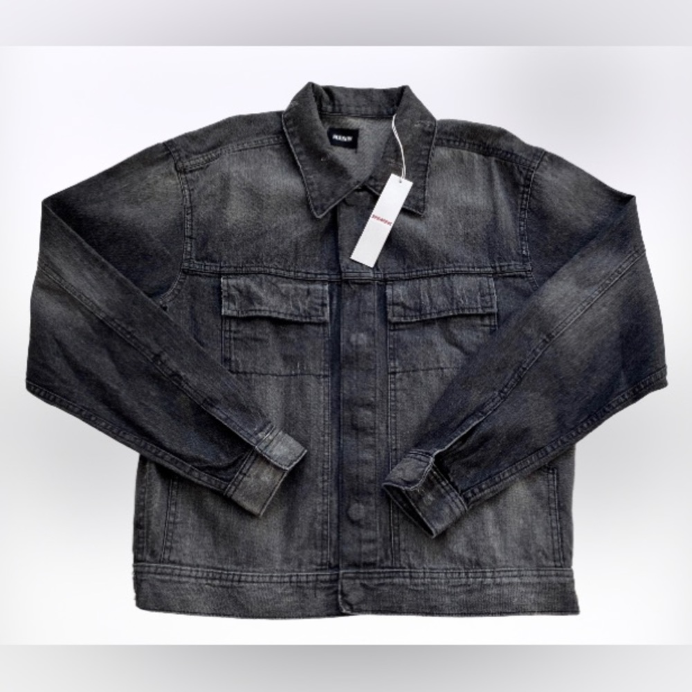 NWT HUDSON Jeans Boxy Trucker Denim Jacket for Men Small